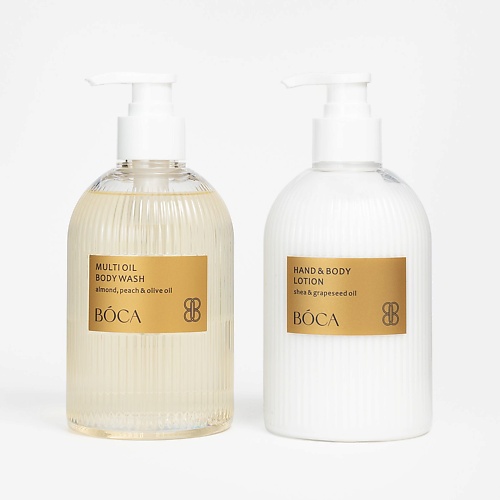 BOCA AROMA Набор парфюмированный: гель-масло для душа и лосьон для рук и тела, Набор парфюмированный: гель-масло для душа и лосьон для рук и тела
BOCA AROMA Набор парфюмированный: гель-масло для душа и лосьон для рук и тела, Набор парфюмированный: гель-масло для душа и лосьон для рук и тела