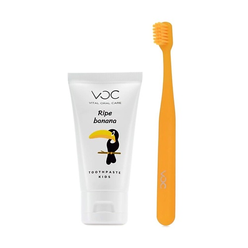 VOC VITAL ORAL CARE Детская зубная паста kids "Спелый банан", Детская зубная паста kids "Спелый банан"
VOC VITAL ORAL CARE Детская зубная паста kids "Спелый банан", Детская зубная паста kids "Спелый банан"
