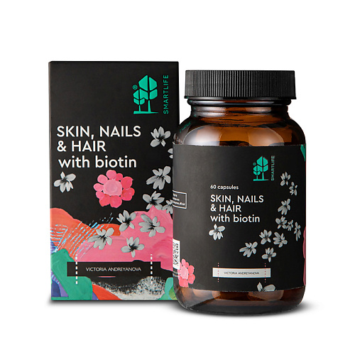 SMARTLIFE Кожа, ногти и волосы с биотином Skin, Nails & Hair with Biotin, Кожа, ногти и волосы с биотином Skin, Nails & Hair with Biotin
SMARTLIFE Кожа, ногти и волосы с биотином Skin, Nails & Hair with Biotin, Кожа, ногти и волосы с биотином Skin, Nails & Hair with Biotin