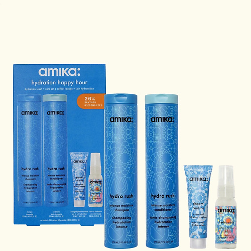 AMIKA Набор Hydration Happy Hour Wash + Care Set, Набор Hydration Happy Hour Wash + Care Set
AMIKA Набор Hydration Happy Hour Wash + Care Set, Набор Hydration Happy Hour Wash + Care Set