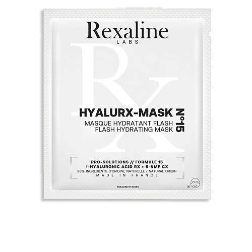 REXALINE Увлажняющая тканевая маска для лица HYALURX-Mask, Увлажняющая тканевая маска для лица HYALURX-Mask
REXALINE Увлажняющая тканевая маска для лица HYALURX-Mask, Увлажняющая тканевая маска для лица HYALURX-Mask