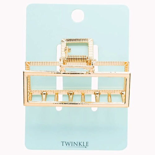 TWINKLE Заколка-крабик для волос RECTANGLE GOLD, Заколка-крабик для волос RECTANGLE GOLD
TWINKLE Заколка-крабик для волос RECTANGLE GOLD, Заколка-крабик для волос RECTANGLE GOLD