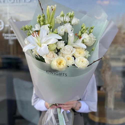 KIWIGIFTS Букет цветов живые розы, лилия, эустома, вишня, Букет цветов живые розы, лилия, эустома, вишня
KIWIGIFTS Букет цветов живые розы, лилия, эустома, вишня, Букет цветов живые розы, лилия, эустома, вишня