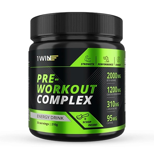 1WIN Предтренировочный комплекс Pre-Workout Complex, Предтренировочный комплекс Pre-Workout Complex
1WIN Предтренировочный комплекс Pre-Workout Complex, Предтренировочный комплекс Pre-Workout Complex