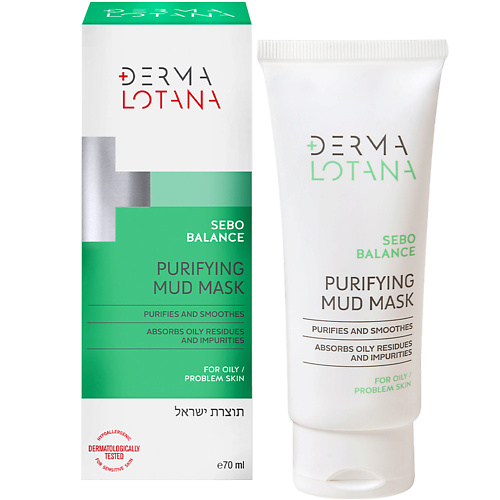 DERMA LOTANA Очищающая грязевая маска для жирной и проблемной кожи, Очищающая грязевая маска для жирной и проблемной кожи
DERMA LOTANA Очищающая грязевая маска для жирной и проблемной кожи, Очищающая грязевая маска для жирной и проблемной кожи