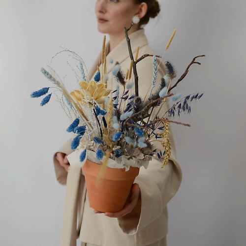 VLSHBN FLOWERS STATE Композиция из сухоцветов в кашпо в голубой оттенках, Композиция из сухоцветов в кашпо в голубой оттенках
VLSHBN FLOWERS STATE Композиция из сухоцветов в кашпо в голубой оттенках, Композиция из сухоцветов в кашпо в голубой оттенках