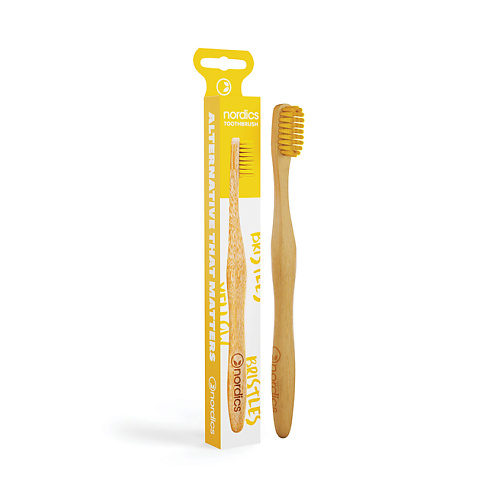NORDICS Зубная щетка бамбуковая Yellow Bristles, Зубная щетка бамбуковая Yellow Bristles
NORDICS Зубная щетка бамбуковая Yellow Bristles, Зубная щетка бамбуковая Yellow Bristles