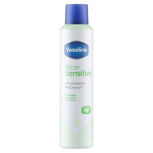 VASELINE Дезодорант-спрей Aloe Sensitive 48H Protection, Дезодорант-спрей Aloe Sensitive 48H Protection
VASELINE Дезодорант-спрей Aloe Sensitive 48H Protection, Дезодорант-спрей Aloe Sensitive 48H Protection