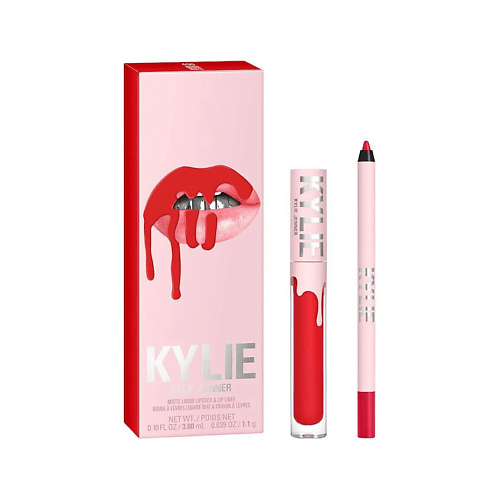 KYLIE COSMETICS BY KYLIE JENNER Набор для макияжа губ Matte Lip Kit Помада+Карандаш, Набор для макияжа губ Matte Lip Kit Помада+Карандаш
KYLIE COSMETICS BY KYLIE JENNER Набор для макияжа губ Matte Lip Kit Помада+Карандаш, Набор для макияжа губ Matte Lip Kit Помада+Карандаш