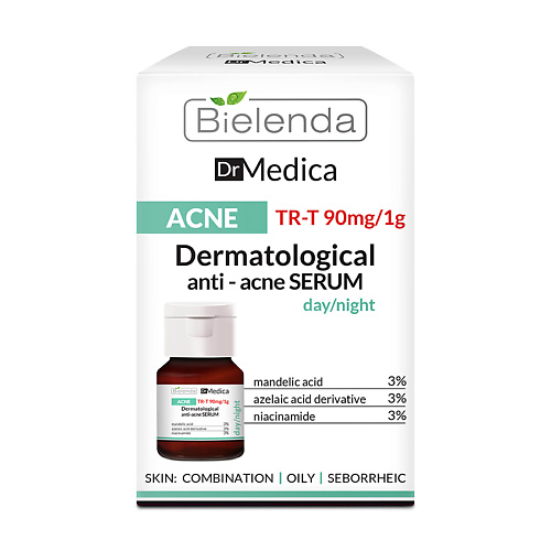 BIELENDA Сыворотка для лица DR MEDICA ACNE дерматологическая анти-акне 30.0, Сыворотка для лица DR MEDICA ACNE дерматологическая анти-акне
BIELENDA Сыворотка для лица DR MEDICA ACNE дерматологическая анти-акне 30.0, Сыворотка для лица DR MEDICA ACNE дерматологическая анти-акне