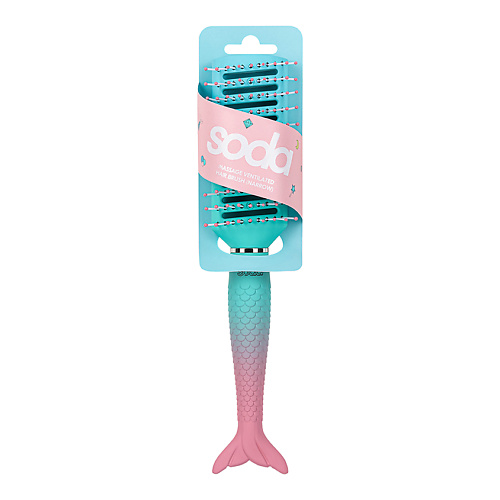 SODA Щетка для волос массажная вентилируемая (узкая) #mermaidhair, Щетка для волос массажная вентилируемая (узкая) #mermaidhair
SODA Щетка для волос массажная вентилируемая (узкая) #mermaidhair, Щетка для волос массажная вентилируемая (узкая) #mermaidhair