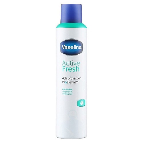 VASELINE Дезодорант-спрей Active Fresh 48H Protection, Дезодорант-спрей Active Fresh 48H Protection
VASELINE Дезодорант-спрей Active Fresh 48H Protection, Дезодорант-спрей Active Fresh 48H Protection