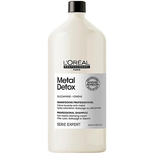 L'OREAL PROFESSIONNEL Шампунь Metal Detox для нейтрализации после окрашивания волос 1500.0, Шампунь Metal Detox для нейтрализации после окрашивания волос
L'OREAL PROFESSIONNEL Шампунь Metal Detox для нейтрализации после окрашивания волос 1500.0, Шампунь Metal Detox для нейтрализации после окрашивания волос