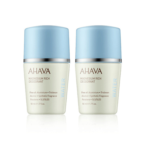 AHAVA Набор дезодорантов Deadsea Water Magnesium Rich, Набор дезодорантов Deadsea Water Magnesium Rich
AHAVA Набор дезодорантов Deadsea Water Magnesium Rich, Набор дезодорантов Deadsea Water Magnesium Rich