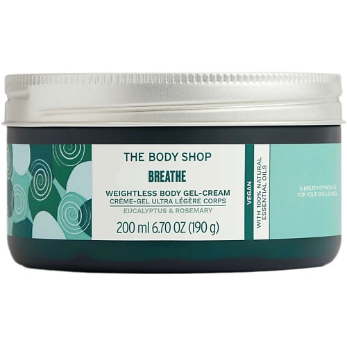 THE BODY SHOP Увлажняющий крем-гель с эфирными маслами эвкалипта и розмарина Breathe 200.0, Увлажняющий крем-гель с эфирными маслами эвкалипта и розмарина Breathe
THE BODY SHOP Увлажняющий крем-гель с эфирными маслами эвкалипта и розмарина Breathe 200.0, Увлажняющий крем-гель с эфирными маслами эвкалипта и розмарина Breathe