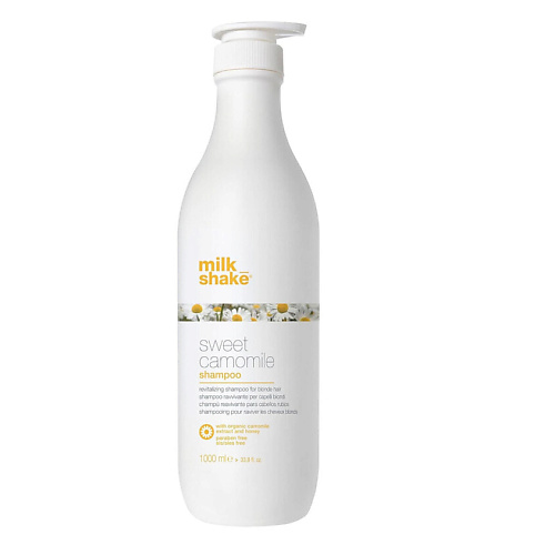 MILK SHAKE Шампунь с экстрактом ромашки для придания блеска Sweet Camomile, Шампунь с экстрактом ромашки для придания блеска Sweet Camomile
MILK SHAKE Шампунь с экстрактом ромашки для придания блеска Sweet Camomile, Шампунь с экстрактом ромашки для придания блеска Sweet Camomile