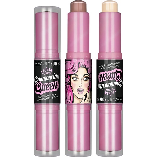 BEAUTY BOMB Стик для контуринга двухсторонний Contouring & highlighting stick "Countouring Queen", Стик для контуринга двухсторонний Contouring & highlighting stick "Countouring Queen"
BEAUTY BOMB Стик для контуринга двухсторонний Contouring & highlighting stick "Countouring Queen", Стик для контуринга двухсторонний Contouring & highlighting stick "Countouring Queen"