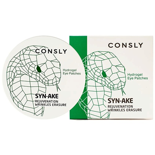CONSLY Патчи для области вокруг глаз гидрогелевые с пептидом Syn-Ake Hydrogel Eye Patches, Патчи для области вокруг глаз гидрогелевые с пептидом Syn-Ake Hydrogel Eye Patches
CONSLY Патчи для области вокруг глаз гидрогелевые с пептидом Syn-Ake Hydrogel Eye Patches, Патчи для области вокруг глаз гидрогелевые с пептидом Syn-Ake Hydrogel Eye Patches