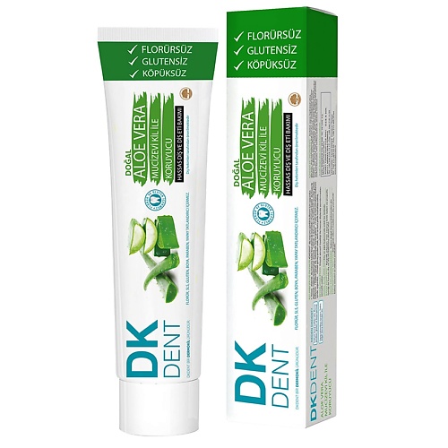 DK DENT Зубная паста с алоэвера Aloe Vera 75, Зубная паста с алоэвера Aloe Vera
DK DENT Зубная паста с алоэвера Aloe Vera 75, Зубная паста с алоэвера Aloe Vera