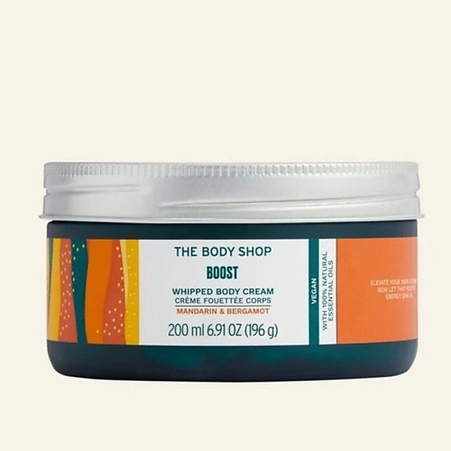 THE BODY SHOP Крем для тела Boost Mandarin & Bergamot с ароматом цитрусов 200.0, Крем для тела Boost Mandarin & Bergamot с ароматом цитрусов
THE BODY SHOP Крем для тела Boost Mandarin & Bergamot с ароматом цитрусов 200.0, Крем для тела Boost Mandarin & Bergamot с ароматом цитрусов