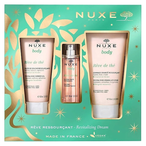 NUXE Набор Rêve de Thé Набор: Гель для душа + Ароматическая вода + Скраб для тела, Набор Rêve de Thé Набор: Гель для душа + Ароматическая вода + Скраб для тела
NUXE Набор Rêve de Thé Набор: Гель для душа + Ароматическая вода + Скраб для тела, Набор Rêve de Thé Набор: Гель для душа + Ароматическая вода + Скраб для тела