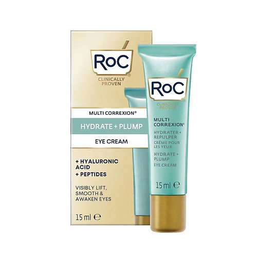 ROC Крем для глаз Multi Correxion Hydrate + Plump, Крем для глаз Multi Correxion Hydrate + Plump
ROC Крем для глаз Multi Correxion Hydrate + Plump, Крем для глаз Multi Correxion Hydrate + Plump