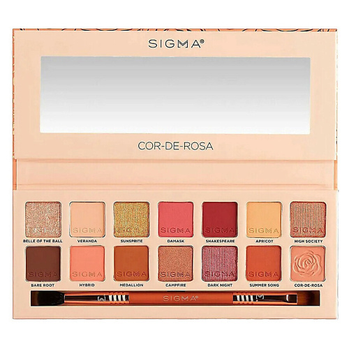 SIGMA BEAUTY Палетка теней Cor-De-Rosa Eyeshadow Palette, Палетка теней Cor-De-Rosa Eyeshadow Palette
SIGMA BEAUTY Палетка теней Cor-De-Rosa Eyeshadow Palette, Палетка теней Cor-De-Rosa Eyeshadow Palette