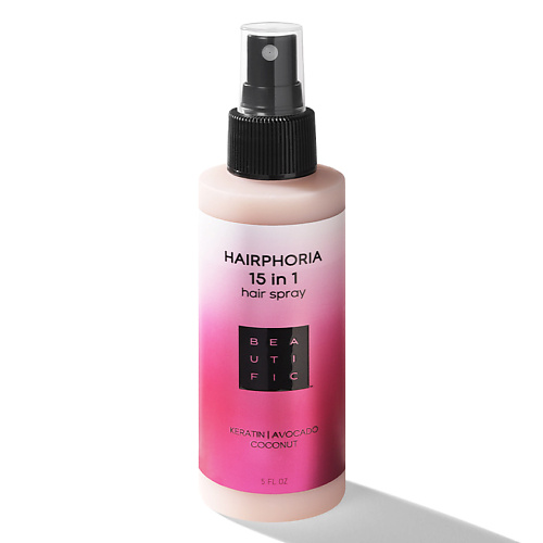 BEAUTIFIC Спрей-уход несмываемый для волос 15 в 1 Hairphoria, Спрей-уход несмываемый для волос 15 в 1 Hairphoria
BEAUTIFIC Спрей-уход несмываемый для волос 15 в 1 Hairphoria, Спрей-уход несмываемый для волос 15 в 1 Hairphoria