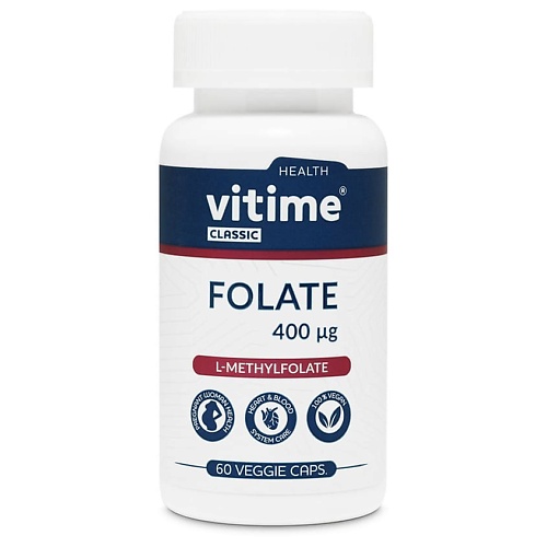 VITIME Classic Folate Классик Фолат L-метилфолат, Classic Folate Классик Фолат L-метилфолат
VITIME Classic Folate Классик Фолат L-метилфолат, Classic Folate Классик Фолат L-метилфолат