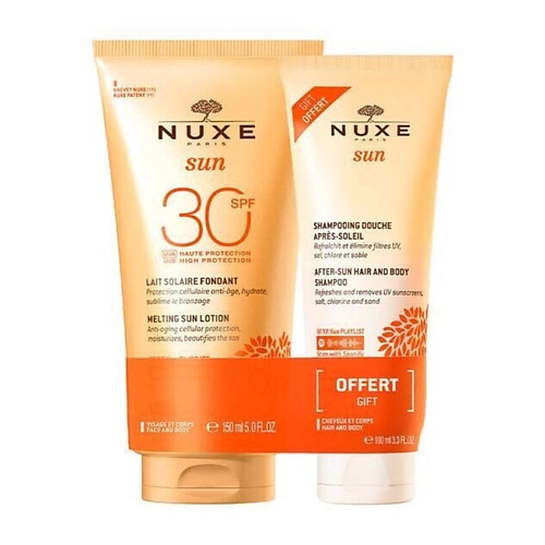 NUXE Набор Sun: Шампунь после загара + солнцезащитное молочко, Набор Sun: Шампунь после загара + солнцезащитное молочко
NUXE Набор Sun: Шампунь после загара + солнцезащитное молочко, Набор Sun: Шампунь после загара + солнцезащитное молочко
