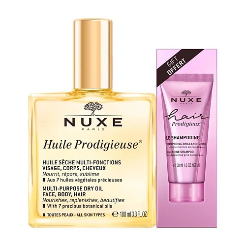 NUXE Набор Huile Prodigieuse + Hair Prodigieux, Набор Huile Prodigieuse + Hair Prodigieux
NUXE Набор Huile Prodigieuse + Hair Prodigieux, Набор Huile Prodigieuse + Hair Prodigieux
