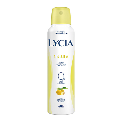 LYCIA Дезодорант-аэрозоль женский Имбирь и Юдзу Nature, Дезодорант-аэрозоль женский Имбирь и Юдзу Nature
LYCIA Дезодорант-аэрозоль женский Имбирь и Юдзу Nature, Дезодорант-аэрозоль женский Имбирь и Юдзу Nature