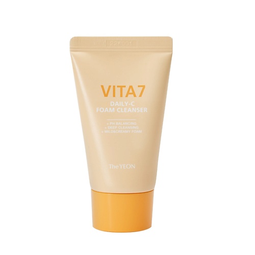 THE YEON Пенка для умывания - Vita7 daily-C foam cleanser, Пенка для умывания - Vita7 daily-C foam cleanser
THE YEON Пенка для умывания - Vita7 daily-C foam cleanser, Пенка для умывания - Vita7 daily-C foam cleanser