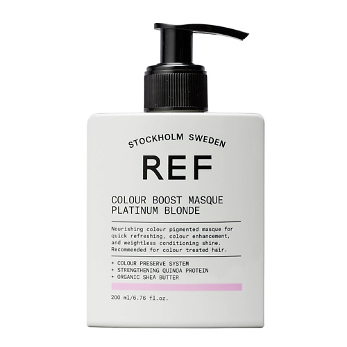 REF HAIR CARE Маска для волос тонирующая для поддержания цвета окрашенных волос, Маска для волос тонирующая для поддержания цвета окрашенных волос
REF HAIR CARE Маска для волос тонирующая для поддержания цвета окрашенных волос, Маска для волос тонирующая для поддержания цвета окрашенных волос