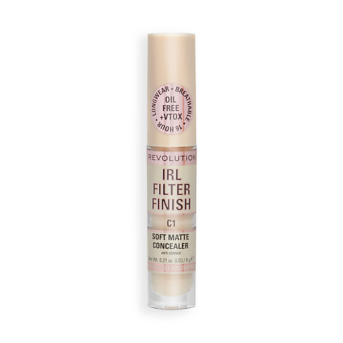 REVOLUTION MAKEUP Консилер для лица IRL FILTER FINISH SOFT MATTE CONCEALER, Консилер для лица IRL FILTER FINISH SOFT MATTE CONCEALER
REVOLUTION MAKEUP Консилер для лица IRL FILTER FINISH SOFT MATTE CONCEALER, Консилер для лица IRL FILTER FINISH SOFT MATTE CONCEALER
