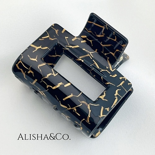 ALISHA&CO. Крабик для волос черный с золотым Fusion Black Gold, Крабик для волос черный с золотым Fusion Black Gold
ALISHA&CO. Крабик для волос черный с золотым Fusion Black Gold, Крабик для волос черный с золотым Fusion Black Gold