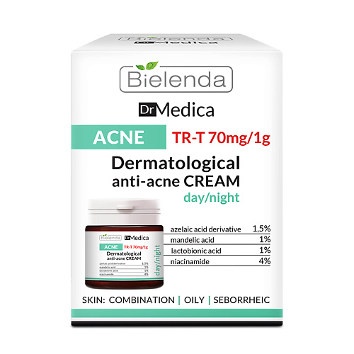 BIELENDA Крем для лица DR MEDICA ACNE анти-акне 50.0, Крем для лица DR MEDICA ACNE анти-акне
BIELENDA Крем для лица DR MEDICA ACNE анти-акне 50.0, Крем для лица DR MEDICA ACNE анти-акне