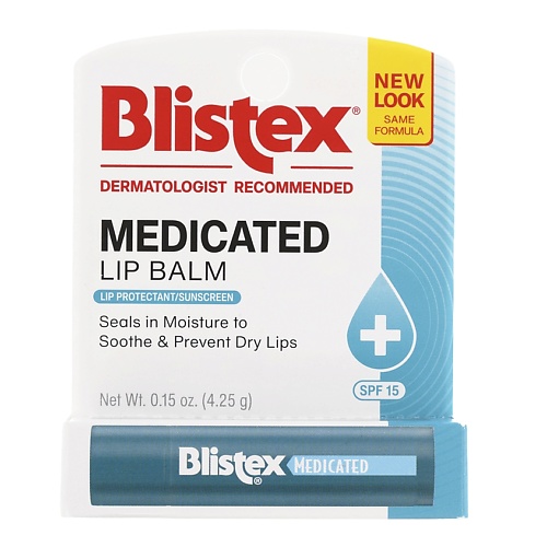 BLISTEX Бальзам для губ классический SPF 15 Medicated, Бальзам для губ классический SPF 15 Medicated
BLISTEX Бальзам для губ классический SPF 15 Medicated, Бальзам для губ классический SPF 15 Medicated