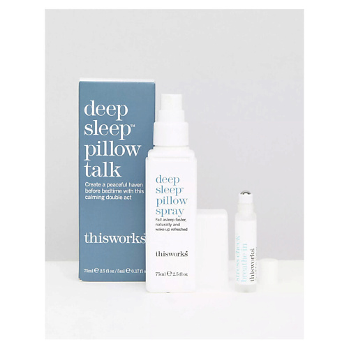 THIS WORKS Ароматический набор для сна Deep Sleep Pillow Talk, Ароматический набор для сна Deep Sleep Pillow Talk
THIS WORKS Ароматический набор для сна Deep Sleep Pillow Talk, Ароматический набор для сна Deep Sleep Pillow Talk