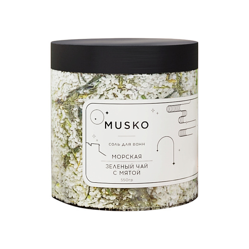 MUSKO Морская соль для ванн, Зелёный чай с мятой, Морская соль для ванн, Зелёный чай с мятой
MUSKO Морская соль для ванн, Зелёный чай с мятой, Морская соль для ванн, Зелёный чай с мятой