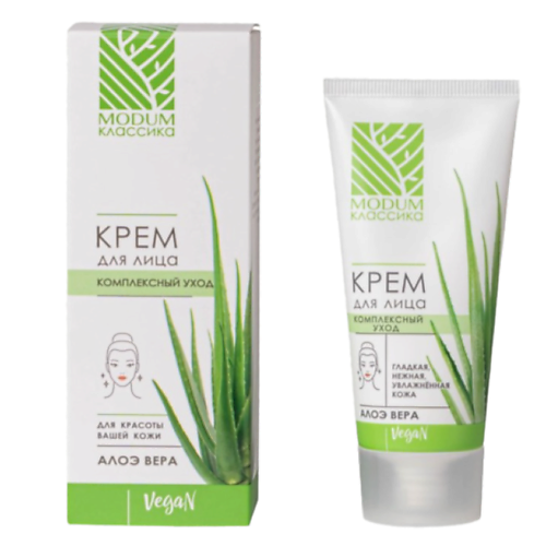 MODUM Крем для лица Комплексный уход Алоэ-вера КЛАССИКА 50.0, Крем для лица Комплексный уход Алоэ-вера КЛАССИКА
MODUM Крем для лица Комплексный уход Алоэ-вера КЛАССИКА 50.0, Крем для лица Комплексный уход Алоэ-вера КЛАССИКА