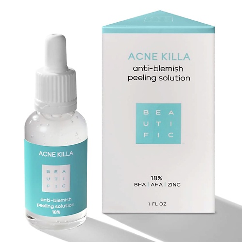BEAUTIFIC Пилинг для лица для лечения акне для жирной и комбинированной кожи Acne Killa, Пилинг для лица для лечения акне для жирной и комбинированной кожи Acne Killa
BEAUTIFIC Пилинг для лица для лечения акне для жирной и комбинированной кожи Acne Killa, Пилинг для лица для лечения акне для жирной и комбинированной кожи Acne Killa