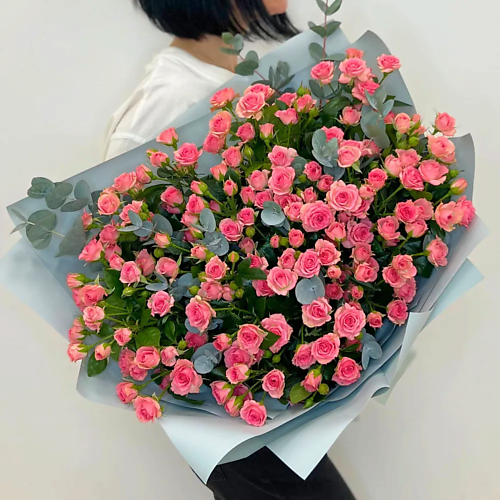 ЛЭТУАЛЬ FLOWERS Букет из розовых кустовых роз и эвкалипта 25 шт, Букет из розовых кустовых роз и эвкалипта 25 шт
ЛЭТУАЛЬ FLOWERS Букет из розовых кустовых роз и эвкалипта 25 шт, Букет из розовых кустовых роз и эвкалипта 25 шт