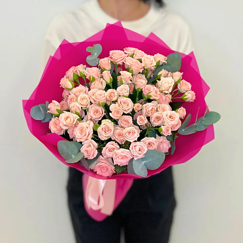 ЛЭТУАЛЬ FLOWERS Букет из кремовых кустовых роз и эвкалипта 15 шт, Букет из кремовых кустовых роз и эвкалипта 15 шт
ЛЭТУАЛЬ FLOWERS Букет из кремовых кустовых роз и эвкалипта 15 шт, Букет из кремовых кустовых роз и эвкалипта 15 шт