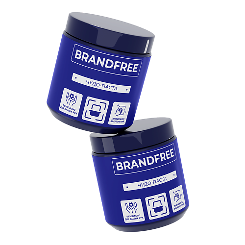 BRANDFREE Чистящая паста для уборки, пятновыводитель для твёрдых поверхностей, Чистящая паста для уборки, пятновыводитель для твёрдых поверхностей
BRANDFREE Чистящая паста для уборки, пятновыводитель для твёрдых поверхностей, Чистящая паста для уборки, пятновыводитель для твёрдых поверхностей