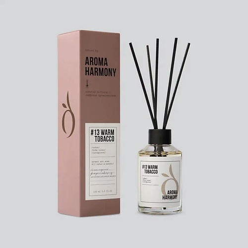 AROMA HARMONY Диффузор ароматический "#13 Warm Tobacco", Диффузор ароматический "#13 Warm Tobacco"
AROMA HARMONY Диффузор ароматический "#13 Warm Tobacco", Диффузор ароматический "#13 Warm Tobacco"
