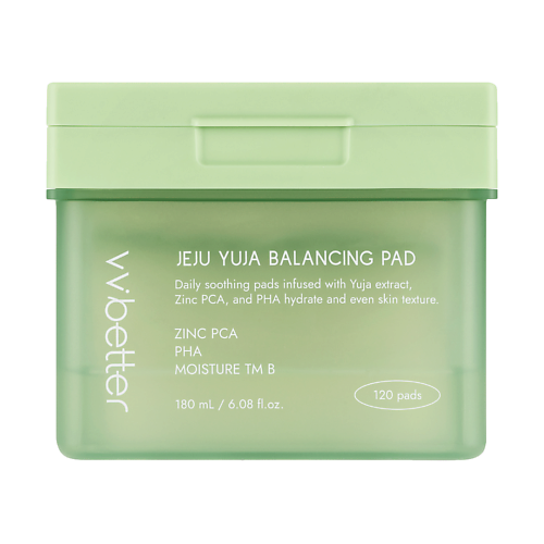 VVBETTER Тонер-пэды для лица балансирующие с экстрактом юдзу и PHA JEJU YUJA BALANCING PAD, Тонер-пэды для лица балансирующие с экстрактом юдзу и PHA JEJU YUJA BALANCING PAD
VVBETTER Тонер-пэды для лица балансирующие с экстрактом юдзу и PHA JEJU YUJA BALANCING PAD, Тонер-пэды для лица балансирующие с экстрактом юдзу и PHA JEJU YUJA BALANCING PAD