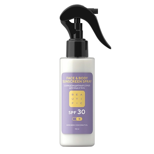 BEAUTIFIC Солнцезащитный спрей для лица и тела с SPF 30 Face & Body Sunscreen Spray, Солнцезащитный спрей для лица и тела с SPF 30 Face & Body Sunscreen Spray
BEAUTIFIC Солнцезащитный спрей для лица и тела с SPF 30 Face & Body Sunscreen Spray, Солнцезащитный спрей для лица и тела с SPF 30 Face & Body Sunscreen Spray