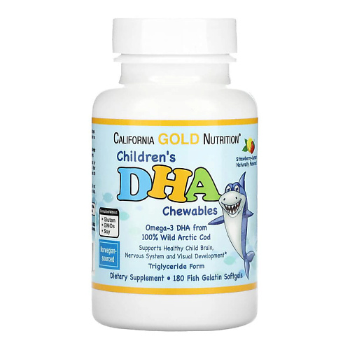 CALIFORNIA GOLD NUTRITION ДГК для детей в форме жевательных таблеток (из дикой арктической трески) со вкусом клубники и лимона, ДГК для детей в форме жевательных таблеток (из дикой арктической трески) со вкусом клубники и лимона
CALIFORNIA GOLD NUTRITION ДГК для детей в форме жевательных таблеток (из дикой арктической трески) со вкусом клубники и лимона, ДГК для детей в форме жевательных таблеток (из дикой арктической трески) со вкусом клубники и лимона