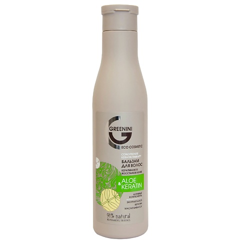 GREENINI Бальзам для волос Aloe&Keratin Восстановление 250, Бальзам для волос Aloe&Keratin Восстановление
GREENINI Бальзам для волос Aloe&Keratin Восстановление 250, Бальзам для волос Aloe&Keratin Восстановление
